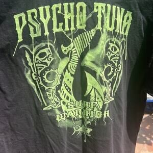 ▶️ Psycho Tuna ◀️ SURF warrior Graffiti graphics. 100% cotton